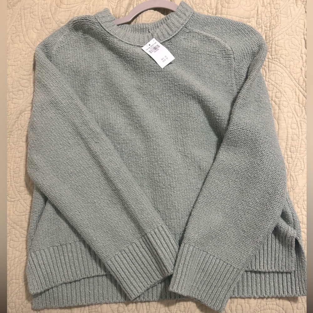 Abercrombie & Fitch Sage Green Crewneck Sweater
